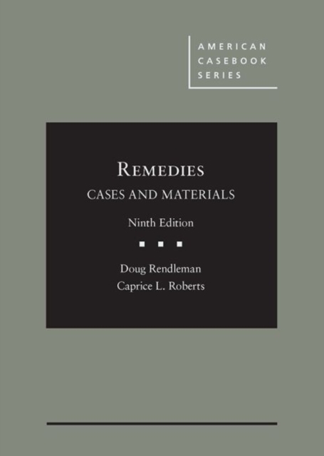 Remedies, Cases and Materials, Hardback Book