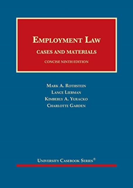 Employment Law, Cases and Materials, Concise, Hardback Book