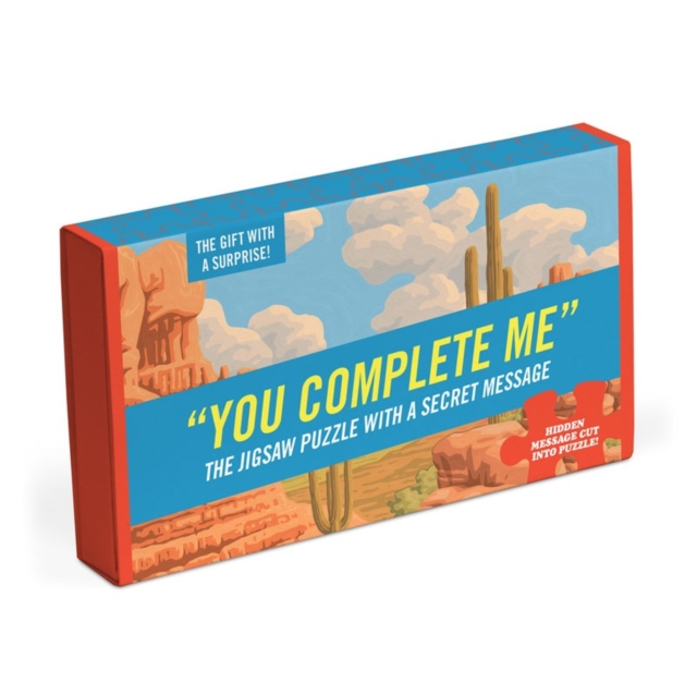 Knock Knock You Complete Me Message Puzzle, Jigsaw Book