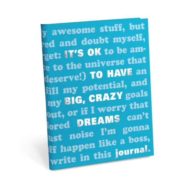Knock Knock It's OK to Have Big, Crazy Dreams Journal, Notebook / blank book Book