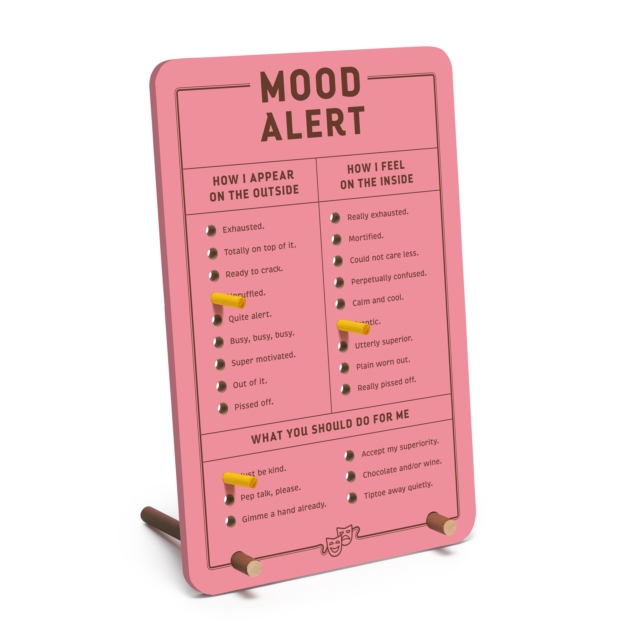 Knock Knock Mood Alert Desktop Pegboard, General merchandise Book