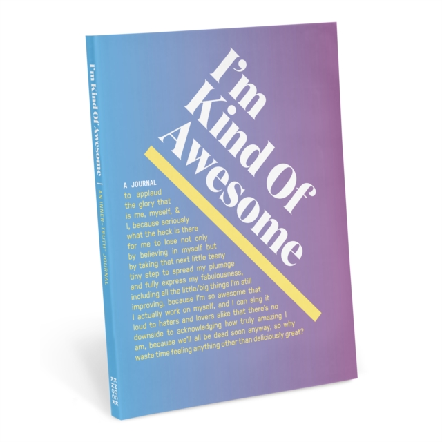 Knock Knock I’m Kind of Awesome Inner-Truth Journal (Ombre Edition), Notebook / blank book Book