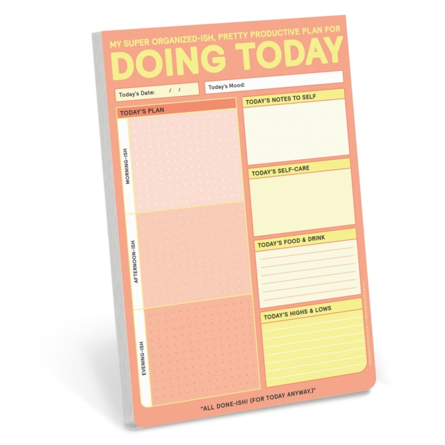 Knock Knock Doing Today Notepads (Pastel), Other printed item Book