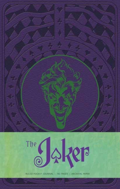 The Joker Ruled Pocket Journal, Hardback Book