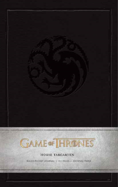 Game of Thrones : House Targaryen Ruled Pocket Journal, Hardback Book