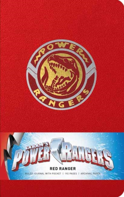 Power Rangers: Red Ranger Hardcover Ruled Journal, Hardback Book