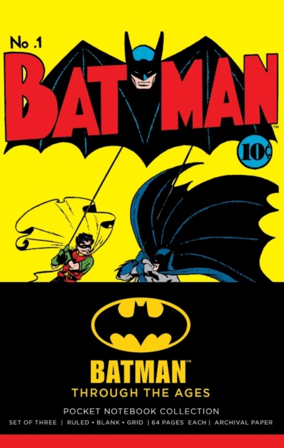 DC Comics: Batman Through the Ages Pocket Notebook Collection. Set of 3, Notebook / blank book Book