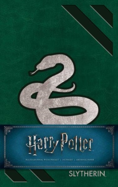 Harry Potter Slytherin Hardcover Ruled Journal : Redesign, Notebook / blank book Book