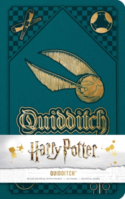 Harry Potter: Quidditch Hardcover Ruled Journal, Notebook / blank book Book