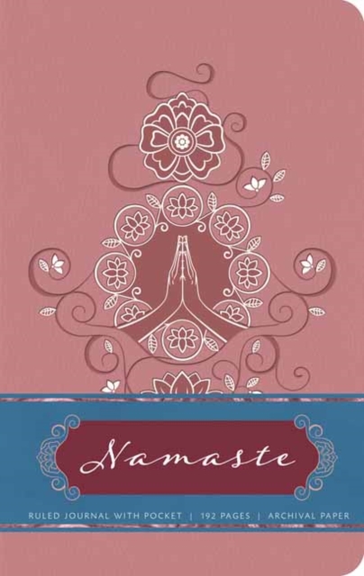 Namaste Hardcover Ruled Journal, Hardback Book