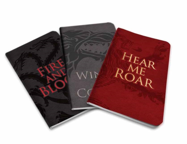 Game of Thrones: Pocket Notebook Collection : House Words Set of 3, Paperback / softback Book