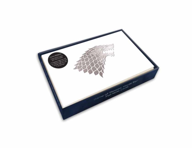 Game of Thrones: House Sigil Foil Note Cards, Cards Book