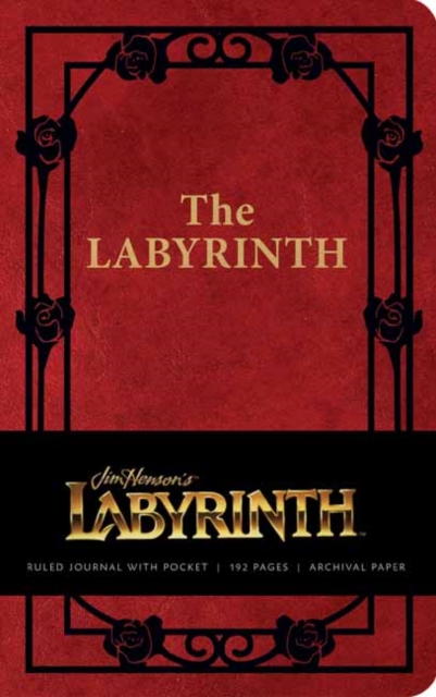 Labyrinth Hardcover Ruled Journal, Hardback Book