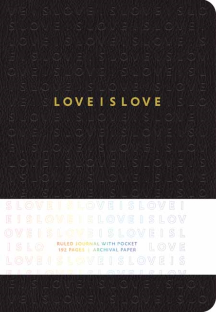 Love is Love Hardcover Ruled Journal, Hardback Book