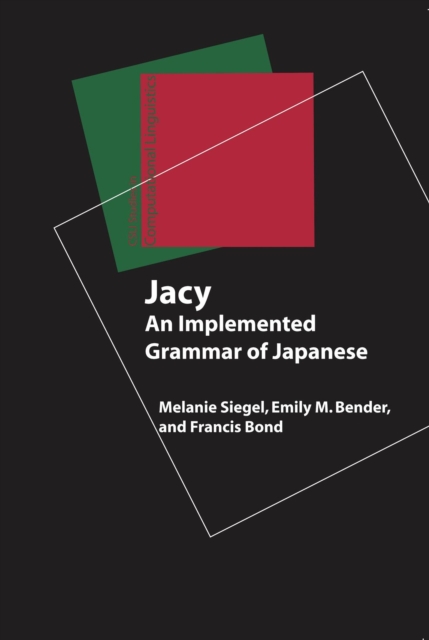 Jacy - An Implemented Grammar of Japanese, Paperback / softback Book