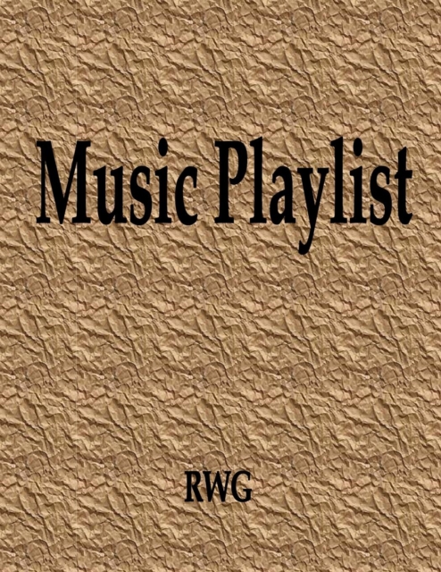 Music Playlist : 50 Pages 8.5" X 11", Paperback / softback Book