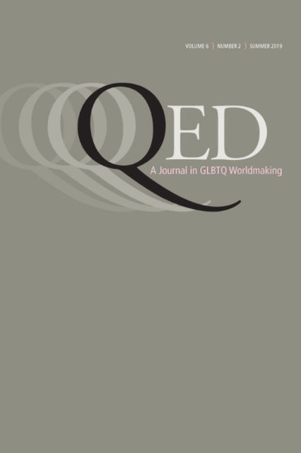 QED: A Journal in GLBTQ Worldmaking 6, No. 2, Paperback / softback Book