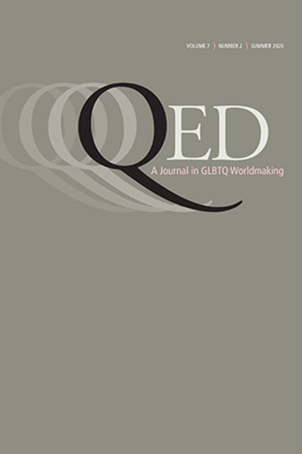 QED: A Journal in GLBTQ Worldmaking 7, No. 2, Paperback / softback Book