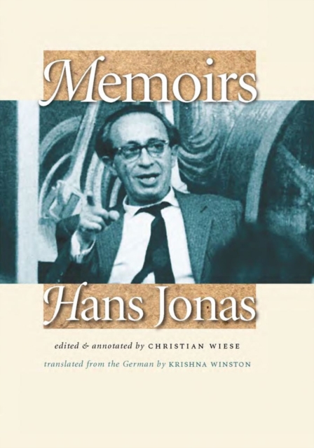 Memoirs - Hans Jonas, Paperback / softback Book