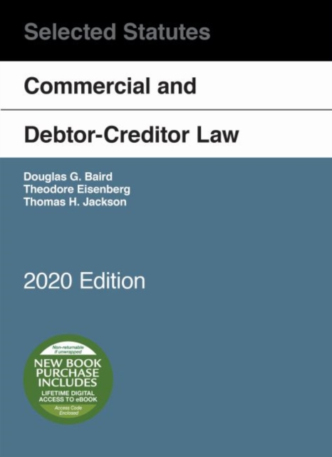 Commercial and Debtor-Creditor Law Selected Statutes, 2020 Edition, Paperback / softback Book