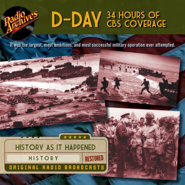 D-Day - 34 Hours of CBS Coverage, eAudiobook MP3 eaudioBook