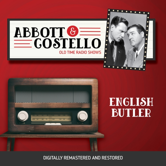 Abbott and Costello : English Butler, eAudiobook MP3 eaudioBook