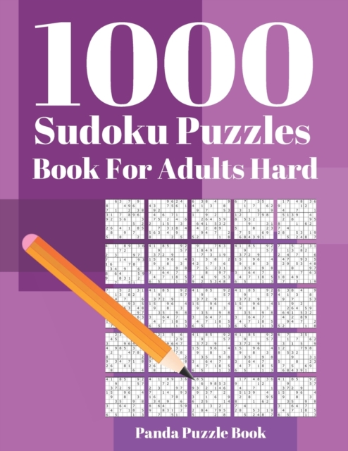 1000 Sudoku Puzzle Books For Adults Hard : Brain Games for Adults - Logic Games For Adults - Mind Games Puzzle, Paperback / softback Book