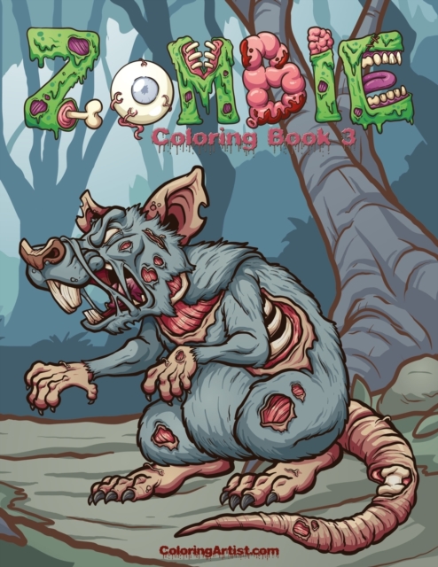 Zombie Coloring Book 3, Paperback / softback Book
