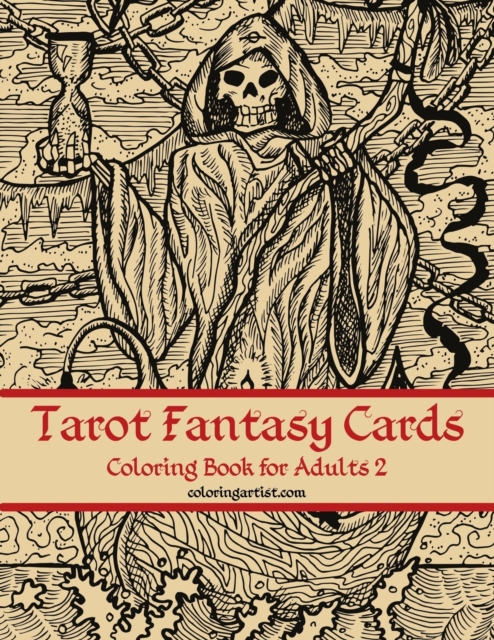 Tarot Fantasy Cards Coloring Book for Adults 2, Paperback / softback Book