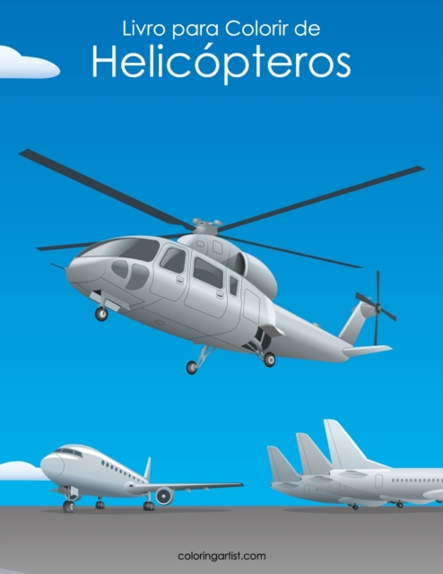 Livro para Colorir de Helicopteros, Paperback / softback Book