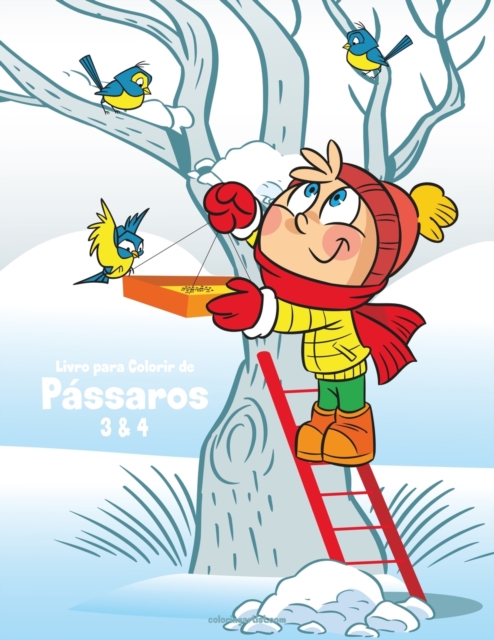 Livro para Colorir de Passaros 3 & 4, Paperback / softback Book