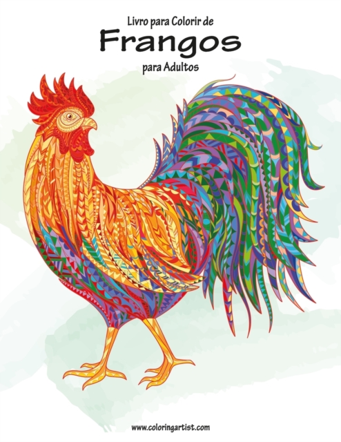 Livro para Colorir de Frangos para Adultos, Paperback / softback Book