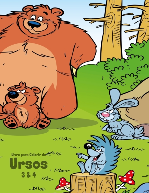 Livro para Colorir de Ursos 3 & 4, Paperback / softback Book