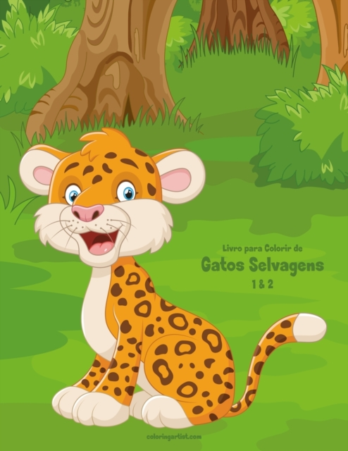 Livro para Colorir de Gatos Selvagens 1 & 2, Paperback / softback Book