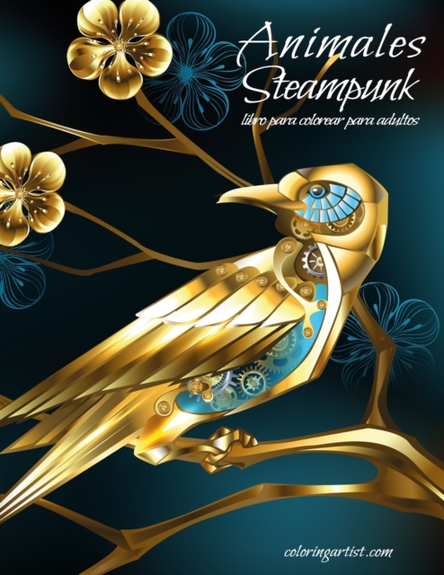Animales Steampunk libro para colorear para adultos, Paperback / softback Book