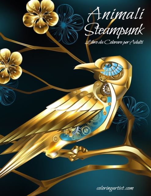 Animali Steampunk Libro da Colorare per Adulti, Paperback / softback Book