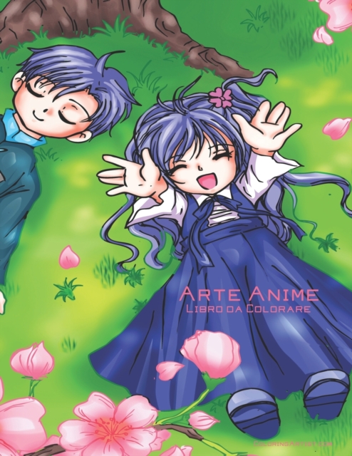 Arte Anime Libro da Colorare, Paperback / softback Book