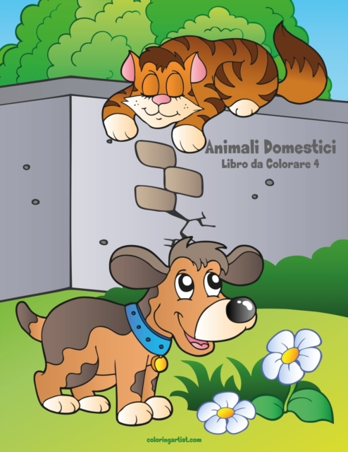 Animali Domestici Libro da Colorare 4, Paperback / softback Book