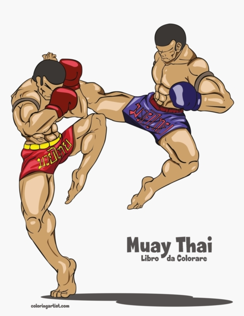 Muay Thai Libro da Colorare, Paperback / softback Book