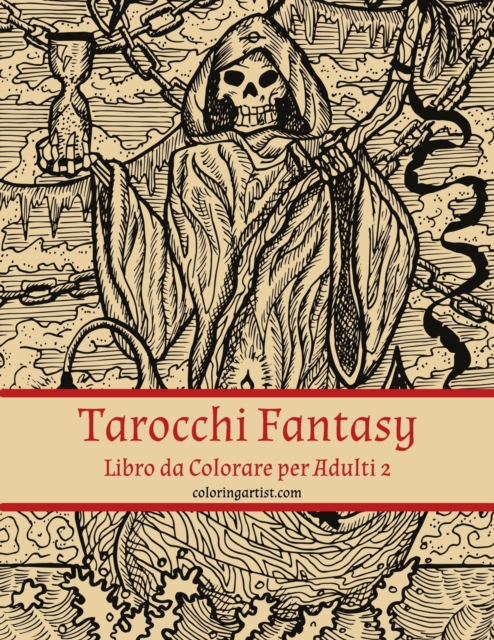 Tarocchi Fantasy Libro da Colorare per Adulti 2, Paperback / softback Book