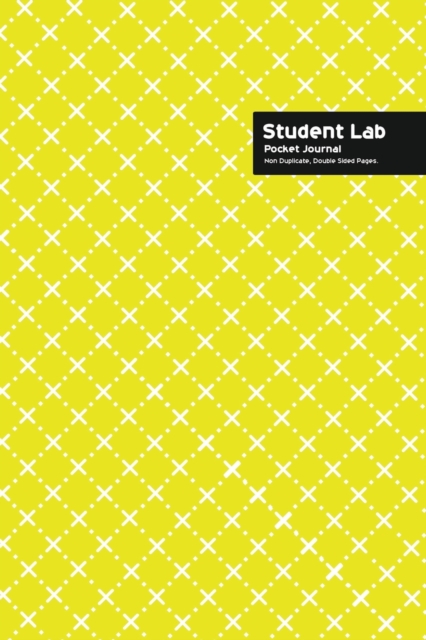 Student Lab Pocket Journal 6 x 9, 102 Sheets, Double Sided, Non Duplicate Quad Ruled Lines, (Yellow), Paperback / softback Book