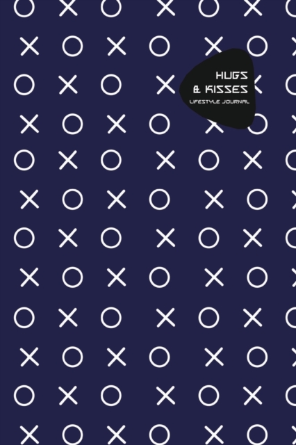 Hugs And Kisses Lifestyle Journal, (Xoxo Pattern Print), 6 x 9 Inches (A5), 144 Sheets (Blue), Paperback / softback Book
