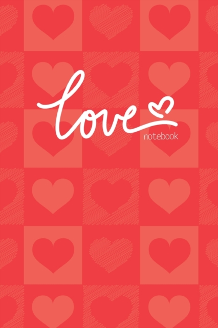 Love Notebook, Blank Write-in Journal, Dotted Lines, Wide Ruled, Medium (A5) 6 x 9 In (Pink), Paperback / softback Book