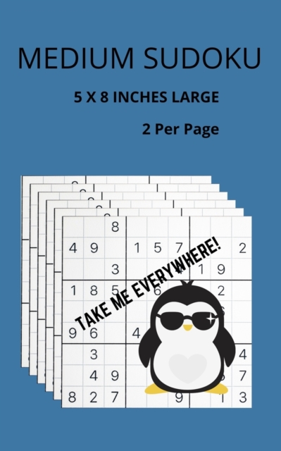Medium Sudoku 5x8 Inches Size Book, Paperback / softback Book