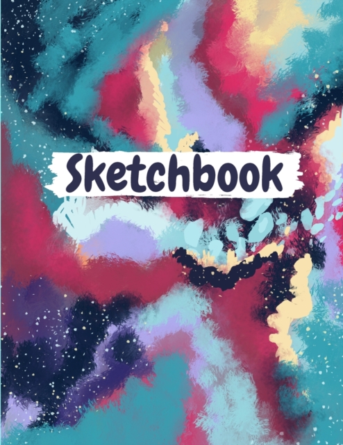 Sketchbook : Colorful cover for your best creations, Notebook for your sketches, drawings and creative writing, Paperback / softback Book