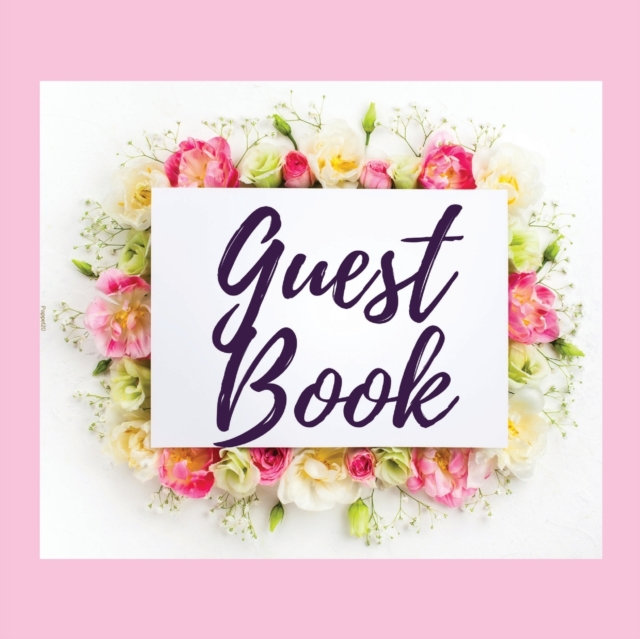 Premium Guest Book - Bouquet of Roses - For any occasion - 80 Premium color pages - 8.5 x8.5, Paperback / softback Book