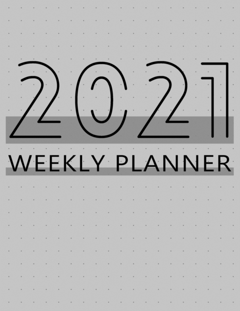 2021 Monthly Planner : 12 Month Agenda, Monthly Organizer Book for Schedule and Activities, 1 Year Calendar Notebook, White Paper, 8.5&#8243; x 11&#8243;, 72 Pages, Paperback / softback Book