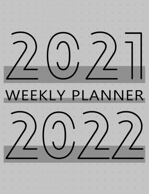 2021-2022 Monthly Planner : 24 Month Agenda, Monthly Organizer Book for Schedule and Activities, 2 Year Calendar Notebook, White Paper, 8.5&#8243; x 11&#8243;, 122 Pages, Paperback / softback Book