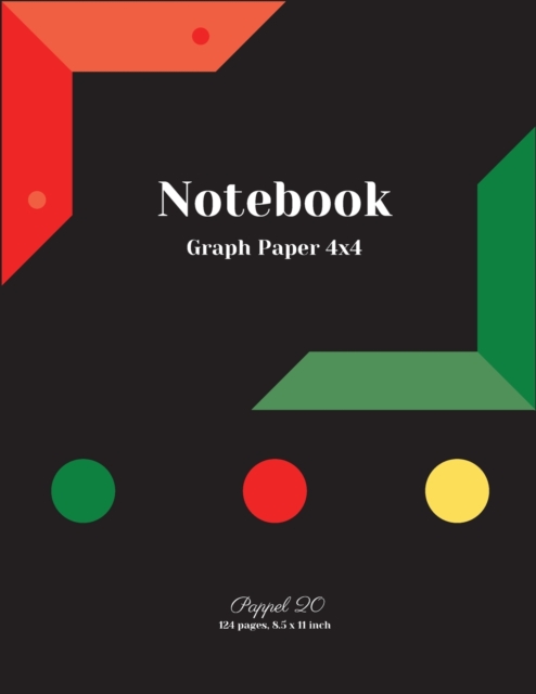 Composition Notebook Graph Paper 4x4 -Quad Paper-124 pages- 8.5x11-Inches, Paperback / softback Book