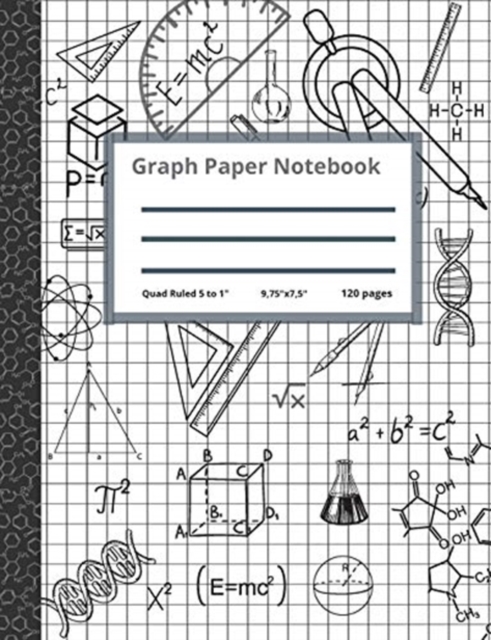 Graph Paper Notebook : Simple Graph Paper Journal, Grid Paper Notebook for Math and Science Students, ( Composition Notebook), Paperback / softback Book